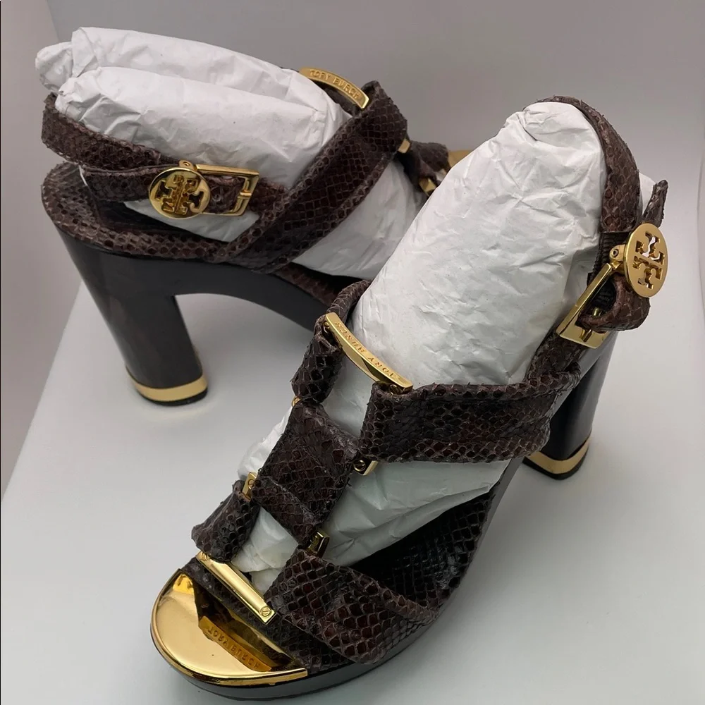 Tory Burch elegant snakeskin